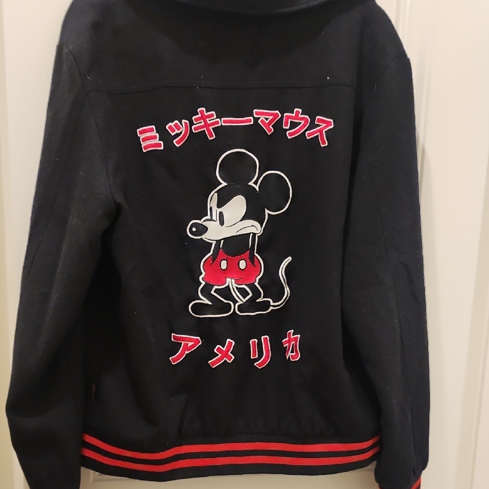 Forever 21 Black and Red Mickey Mouse Jacket